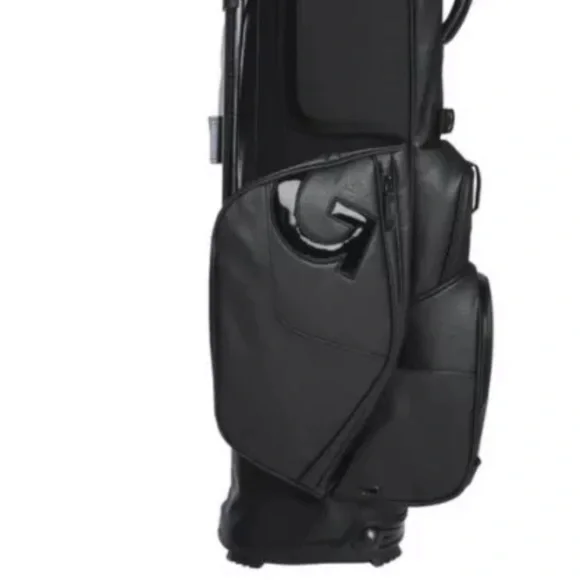 G/FORE Skulls and T’s Debossed Black Transporter Tour Carry Golf Bag - Picture 4 of 7